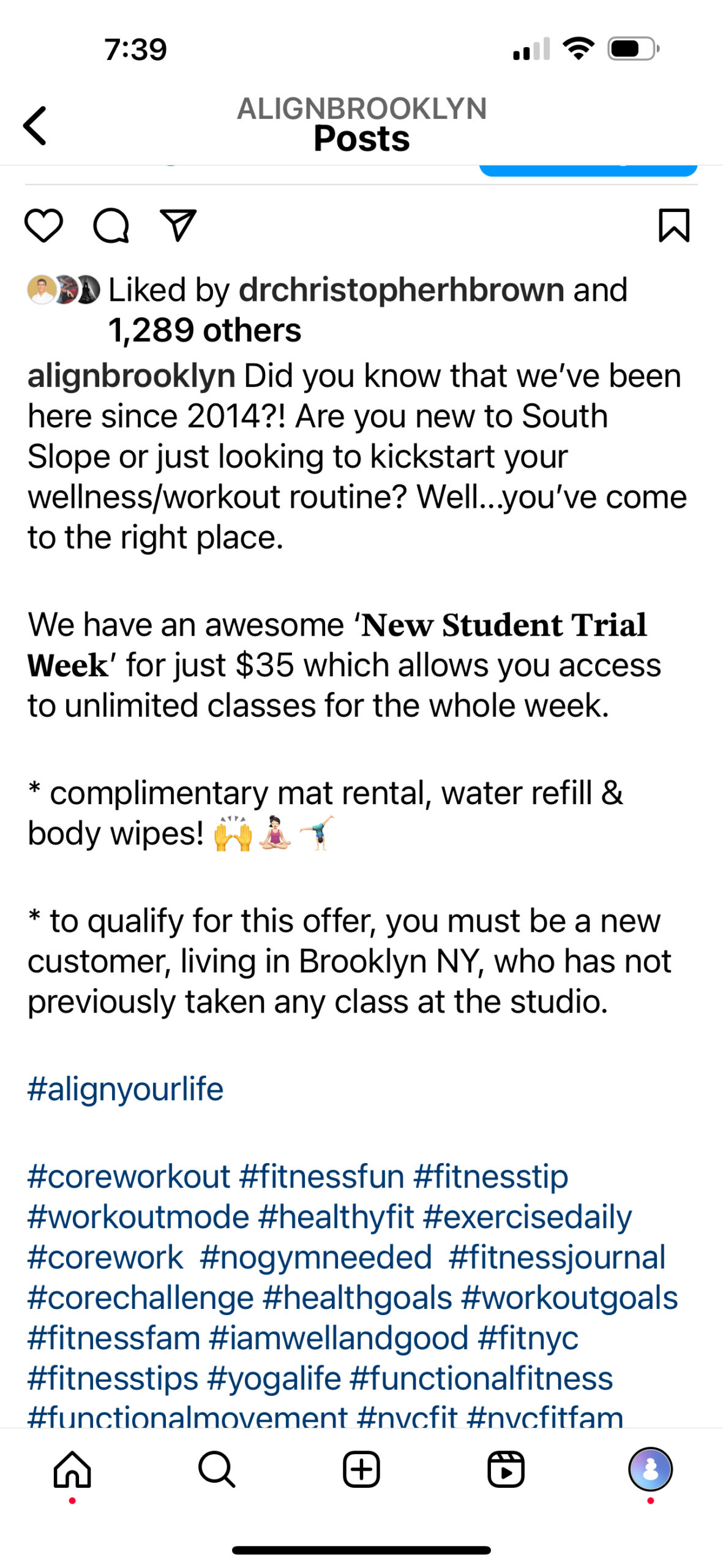 Social media sample