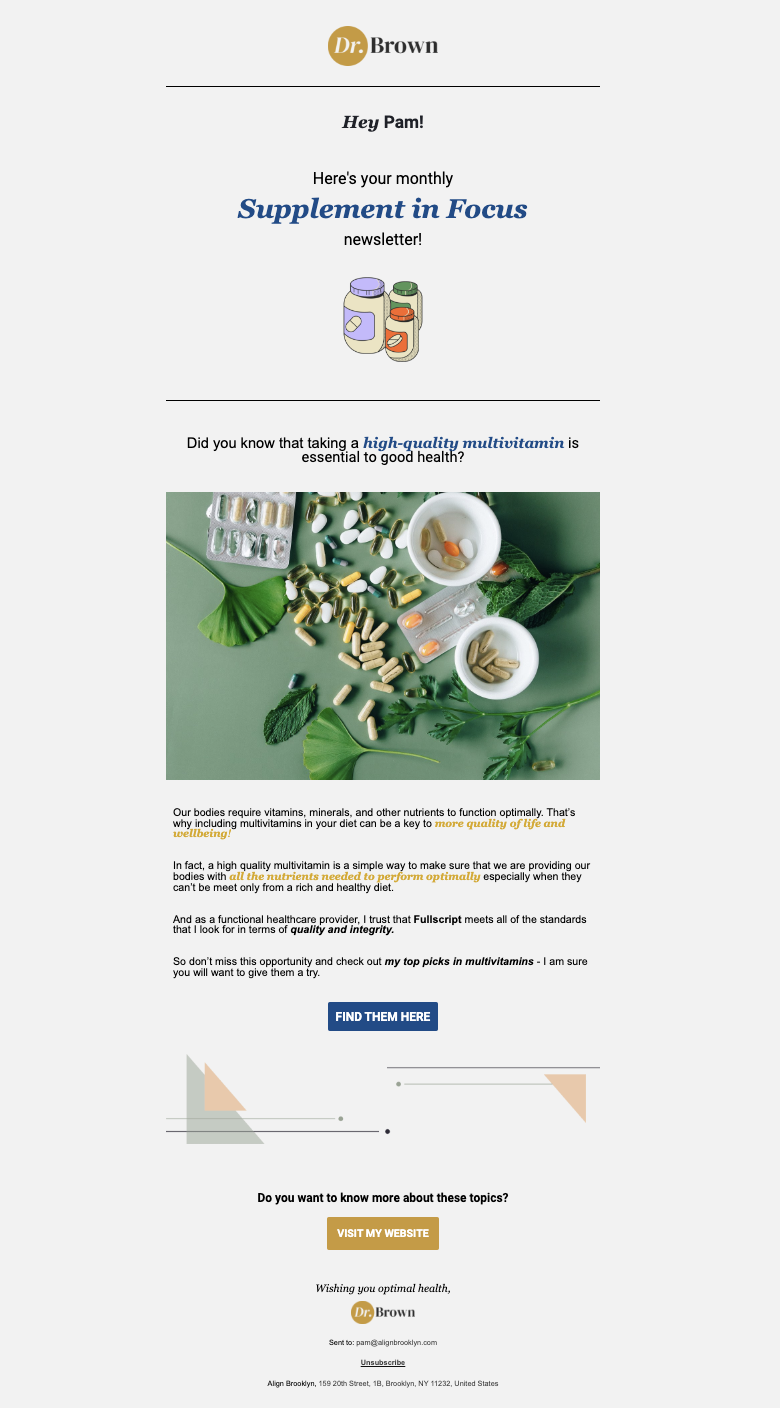 Supplement in Focus